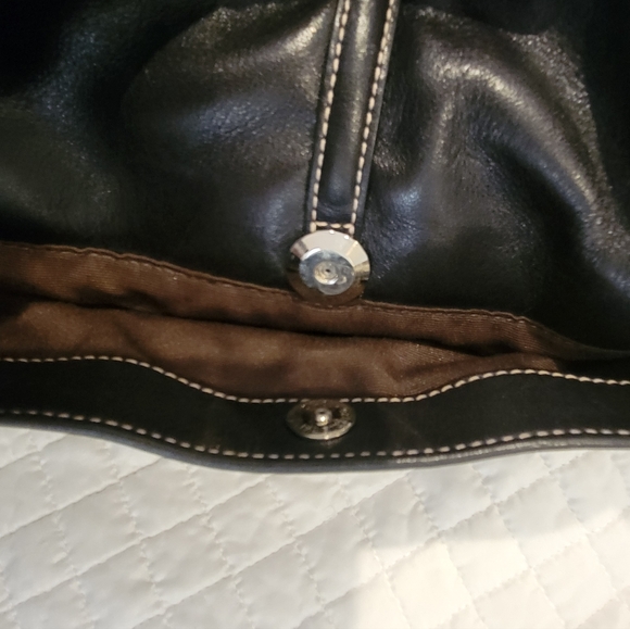 Coach Hamilton Leather bag with Silver Clip - Picture 11 of 16